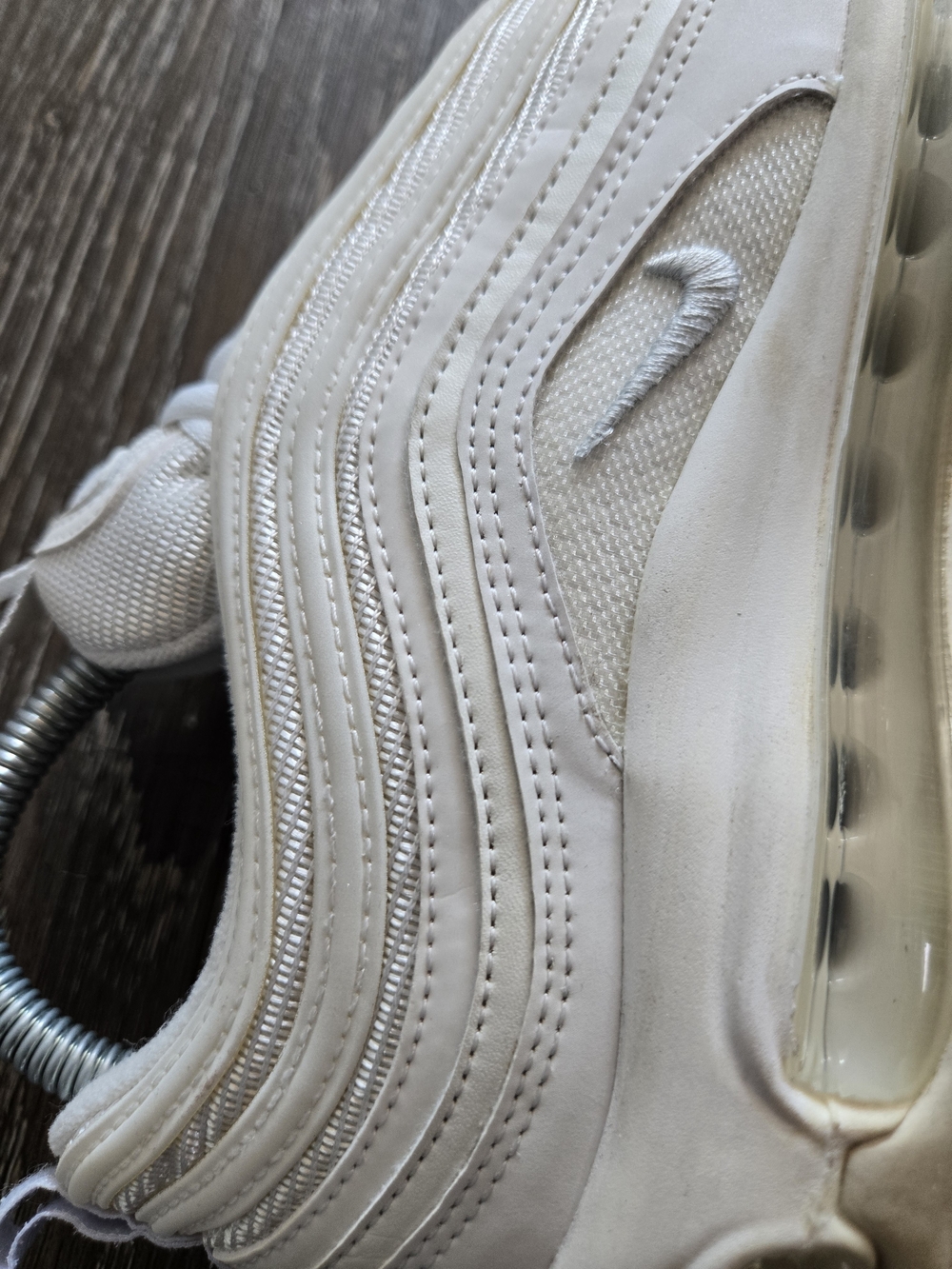 Nike Men’s Air Max 97 Sneakers - White - Picture 9 of 13